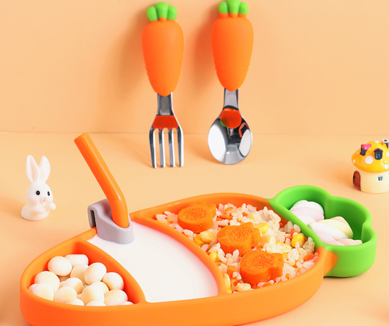 Silicone Baby Feeding Suction Plate